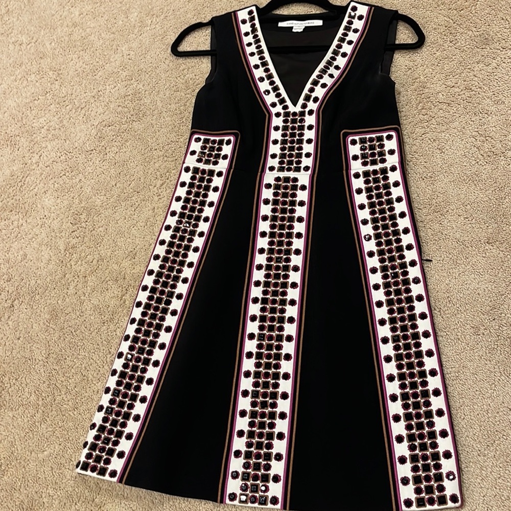 Diane von furstenburg mini dress